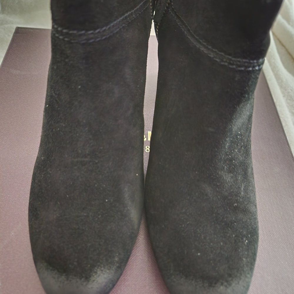 Johnston & Murphy Black Ankle Booties